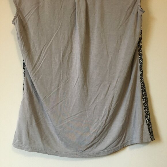 Mexx Silk Chain Mail Babe Print Sleeveless Blouse - Picture 7 of 13